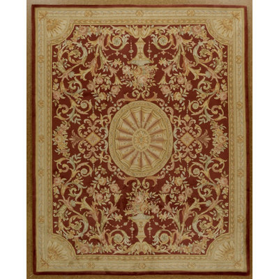 One-of-a-Kind 8'1" x 10'1" 2010s Rectangle Wool Area Rug in
