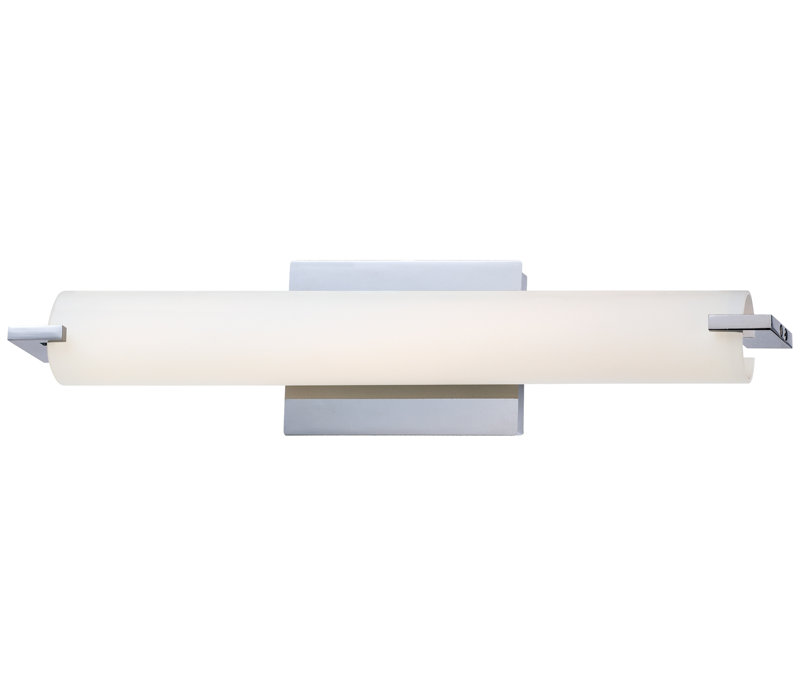 Bradson Aluminum Flush Mounted Sconce, Chrome, LED