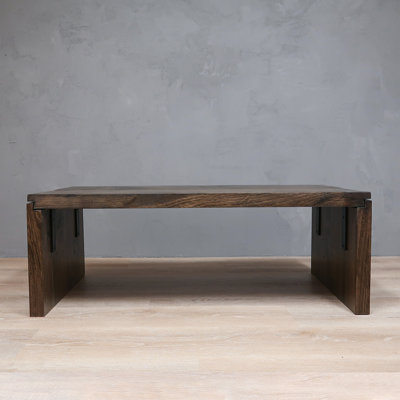 Branda Solid Wood Sled Coffee Table by Millwood Pines