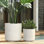 Ensemble de pots à fleurs ronds 2 pièces Amilliana