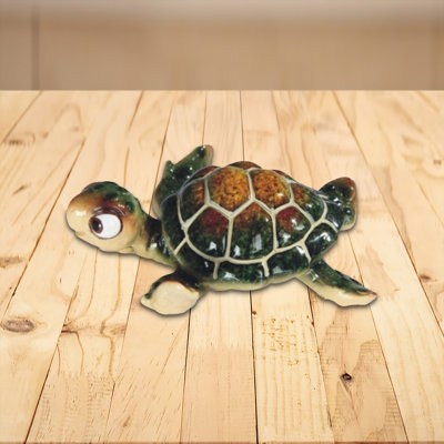 Aayon Jelsy 6-PC Blue and Green Sea Turtle Magnet Set 3.25"W Figurine Unique Gifts
