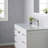 Elavo Ceramic Rectangular Undermount Bathroom Sink with Overflow