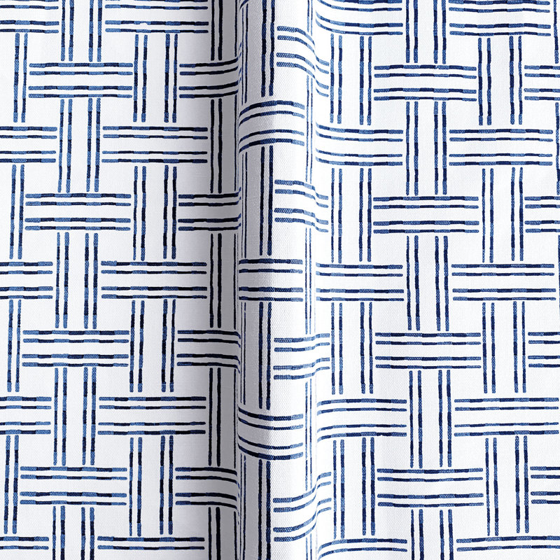Vizcaya Cotton Blend Performance Carnac Sapphire Fabric