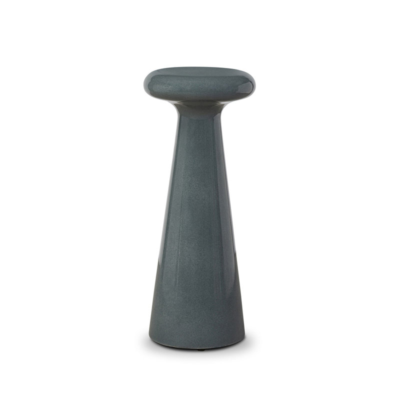 Rochel End Table-Smooth Slate Concrete