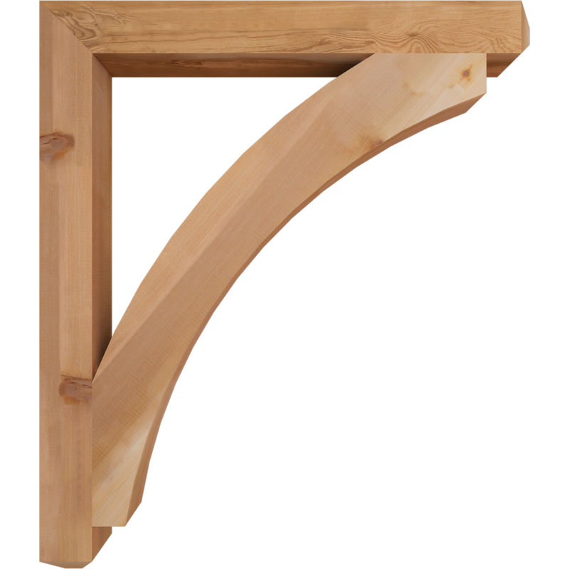 Support l 3 3 po x P 38 po x H 44 po Thorton Craftsman, H 44 po x l 4 po x P 38 po, Cèdre rouge de l'Ouest (lisse)