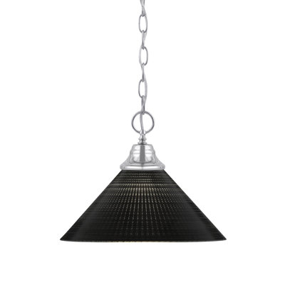 Aeronwen Chain Hung Pendant With Glass