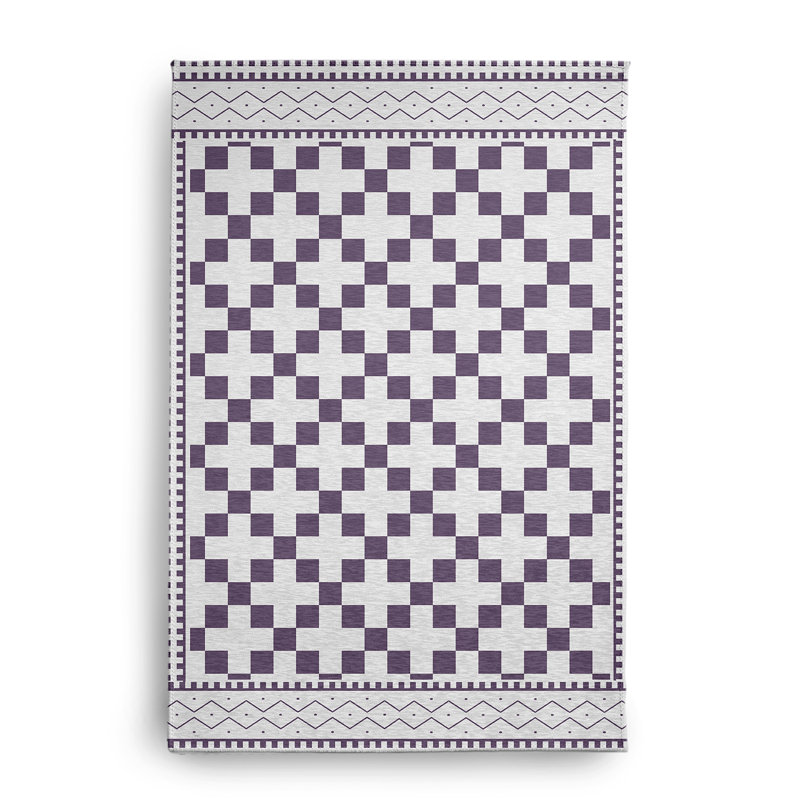 Tapis intérieur / extérieur rectangulaire avec envers antidérapant, Rectangle 2 pi x 3 pi