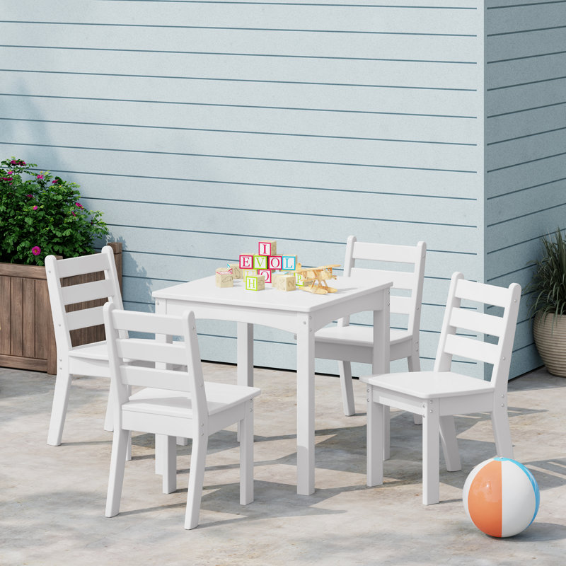 Ensemble repas pour enfants 5 pièces, Blanc