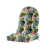 Motif floral vert
