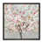 Toile encadrée de bois rustique foncé