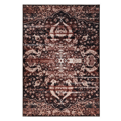 Myrick Oswell Medallion Bohemian Rustic 100% Nylon Indoor Area Rug