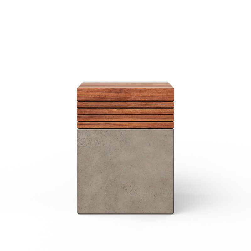 Mixx Accent Stool, Concrete
