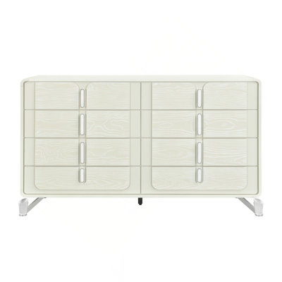 Dresser With Aligned Handle Design & Smooth Panel Finish
