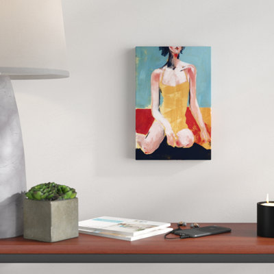 «Vintage Swim I», peinture sur toile