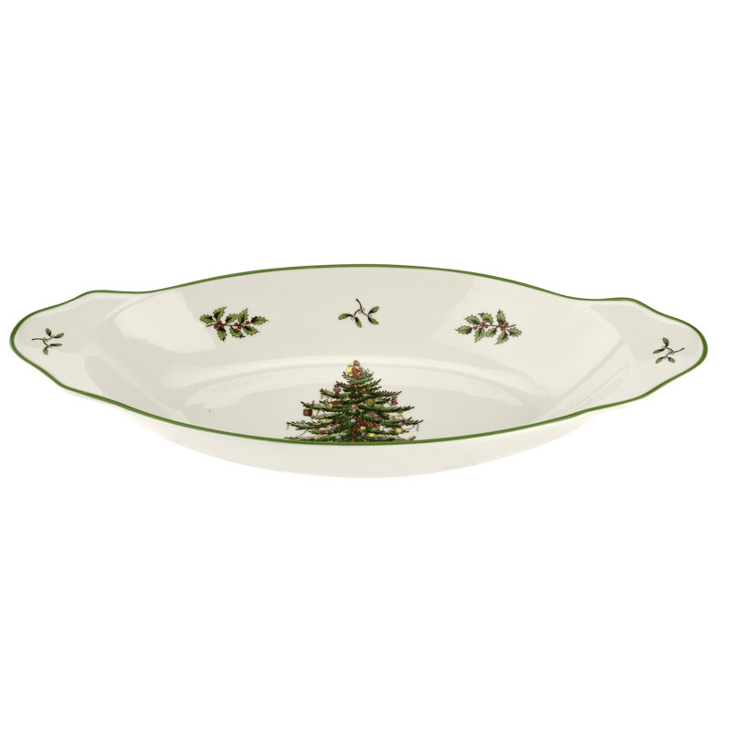 Spode Christmas Tree 2019 Handled Serving Platter