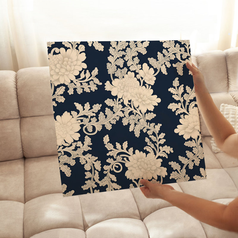 «Botanical Victorian Elegance IX», reproduction d'art classique sans cadre, H 28 po x l 28 po