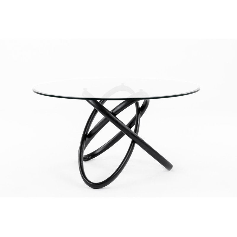 Table de salle à manger Shirehampton, Bois de frêne noir