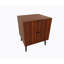 Table de chevet en bois avec 2 tiroirs