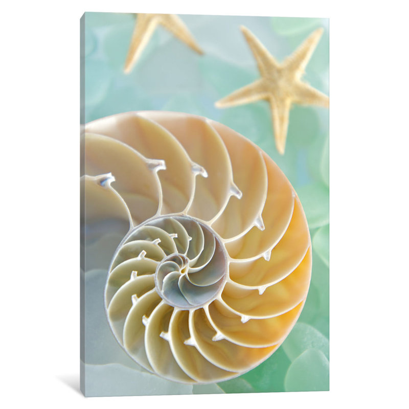 Verre de mer 2 impression sur toile tendue, H 60 po x l 40po x P 1,5 po