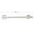 Coronado Modern Grab Bar with Square Flanges-77313167-77313168