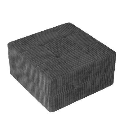 Ottoman sofa Compressed Sectional Sofa Modern Minimalist Style Corduroy Couch, Sleeper Sofa for Living Room, Bedroom, Comfy Compressed Sofa Couch Space-Efficient Design-grey