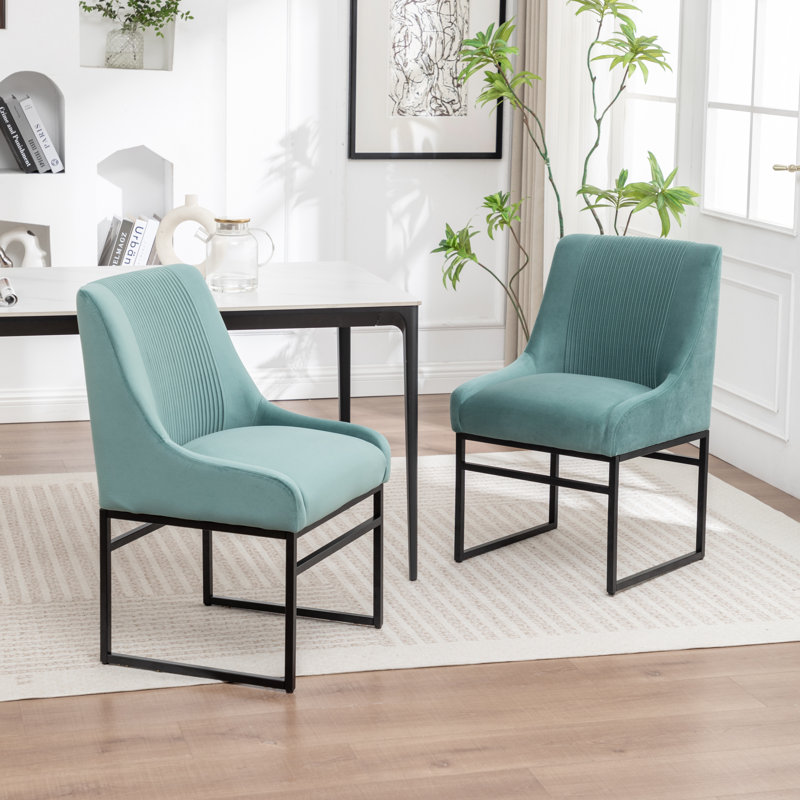 Chaise de salle à manger Euclid, Vert