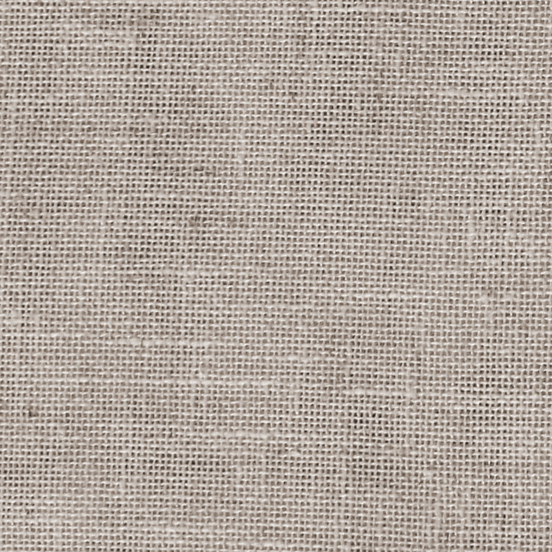 2 panneaux de rideau en lin de couleur unie avec œillets Lyla, Angora, L 52 po x L 84 po