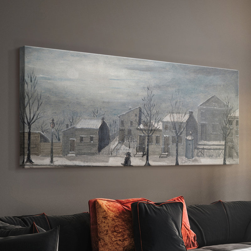 Série paysage - Dxlvi - Toile tendue avec châssis - Prêt à accrocher, H 20 po x l 50 po