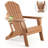 Uniopolis Foldable Outdoor Adirondack Chair-1556947423