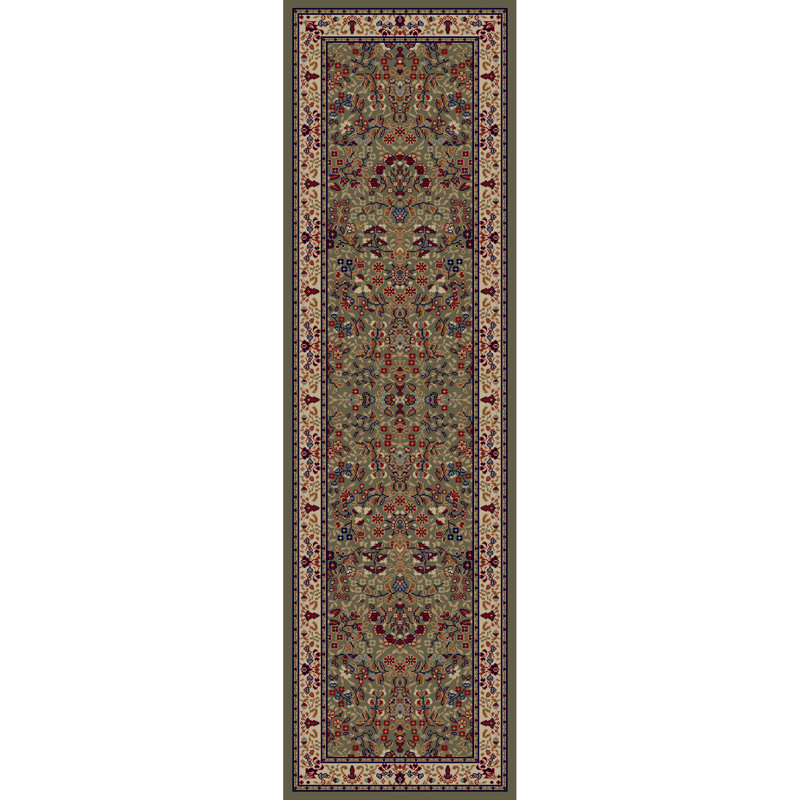 Tapis bleu marine à tissage plat Edmont, Tapis de couloir 2 pi 3 po x 7 pi 7 po