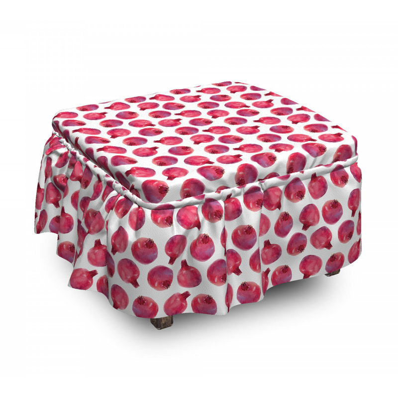 Box Cushion Ottoman Slipcover
