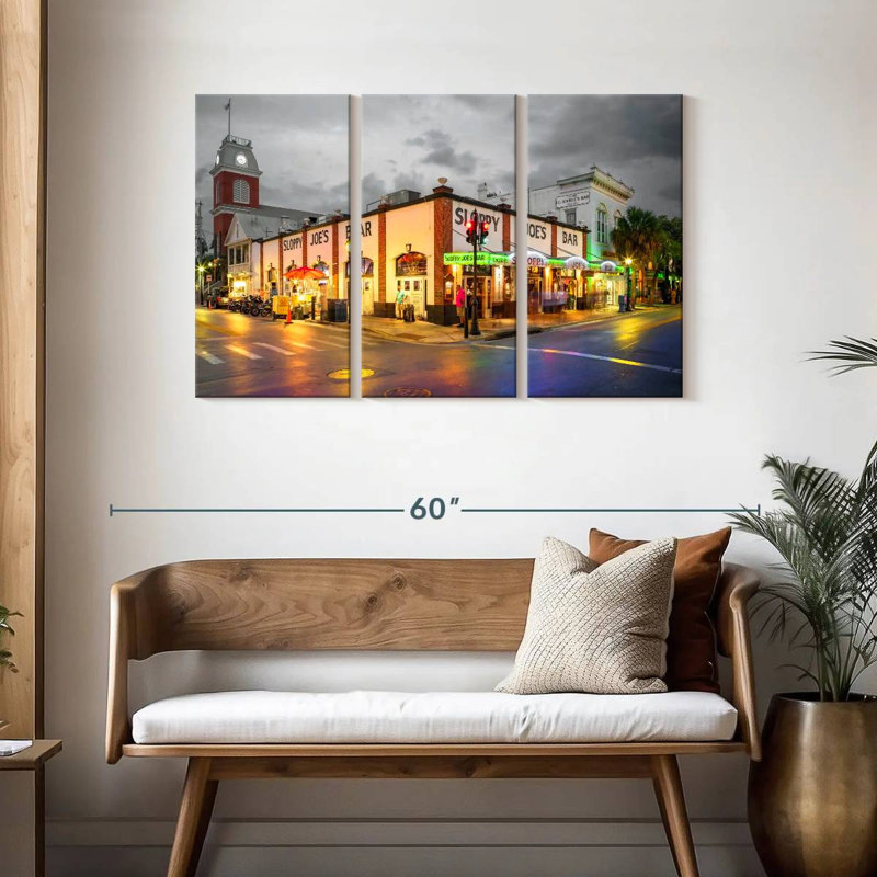 Rorry Nighttime In Key West Noir, 28" H x 45" W