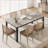 Industrial Dining Table For 6~8 People, 78.7" Long Kitchen Table, Wood Dining Table, Kitchen & Dining Room Table-173392571