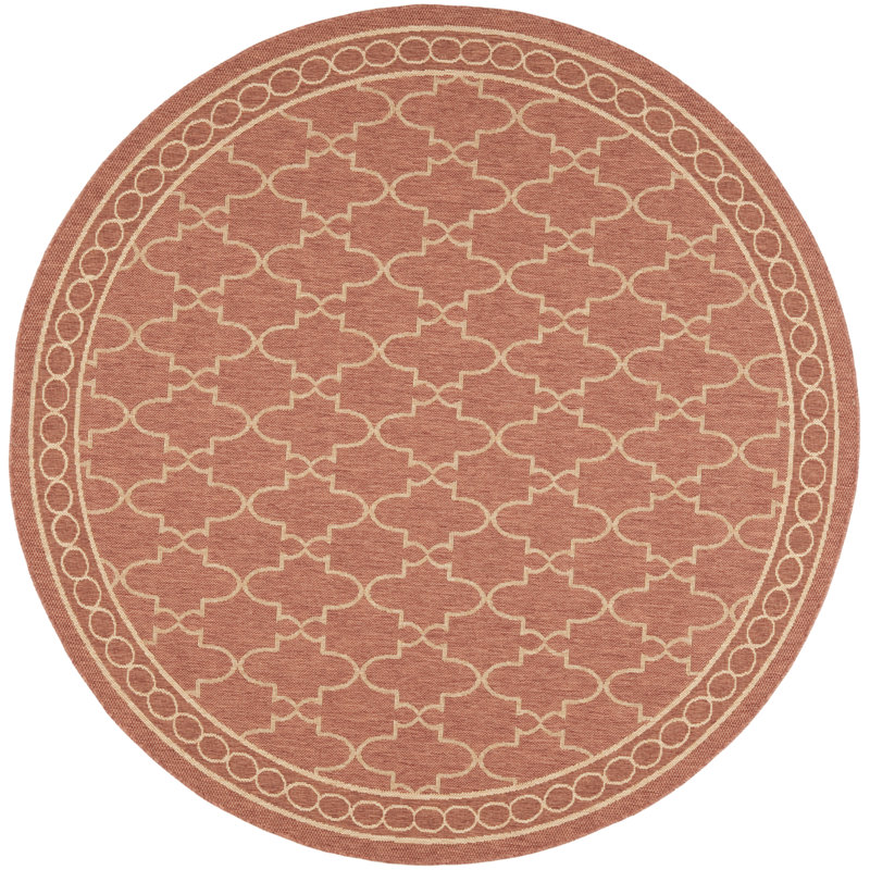 Carolino Geometric Rug, Round 6'7"