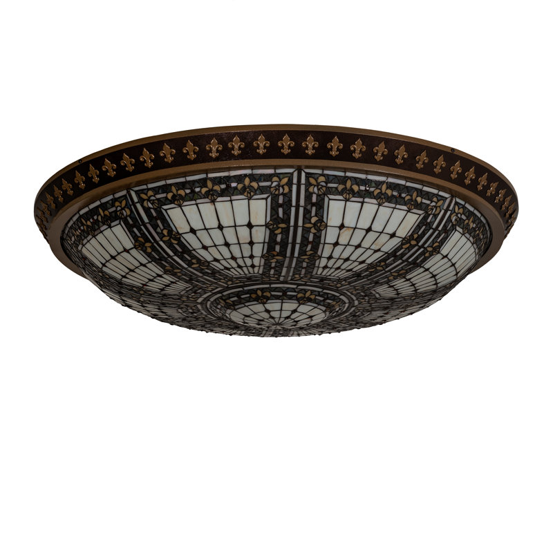 Fleur-de-lis 8 - Light Flush Mount