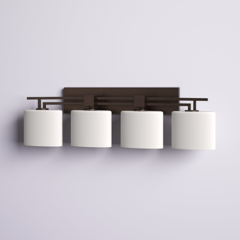 Casson 4 - Light Dimmable Bath Bar, Dark Bronze, Oval