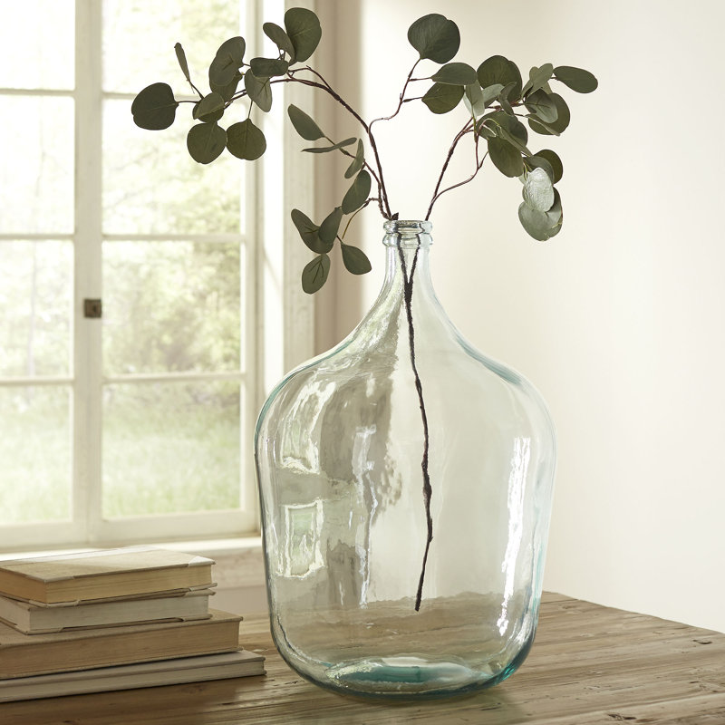 Handmade Glass Table Vase, Clear