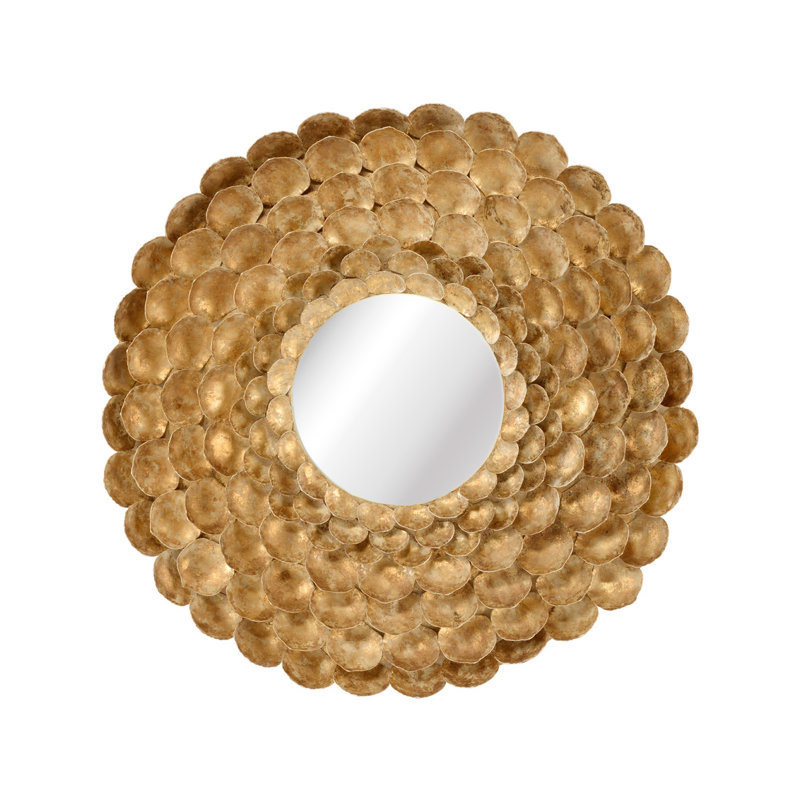 Promenea Metal Round Wall Mirror, 31.5" x 31.5"