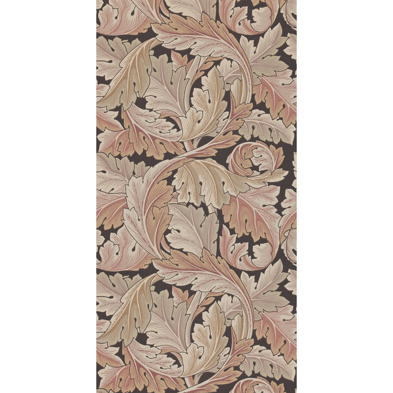 Acanthus Wallpaper, Terracotta