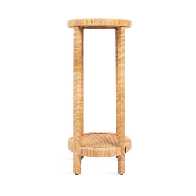 Rafina Coastal Tiered Round Rattan Drink Table