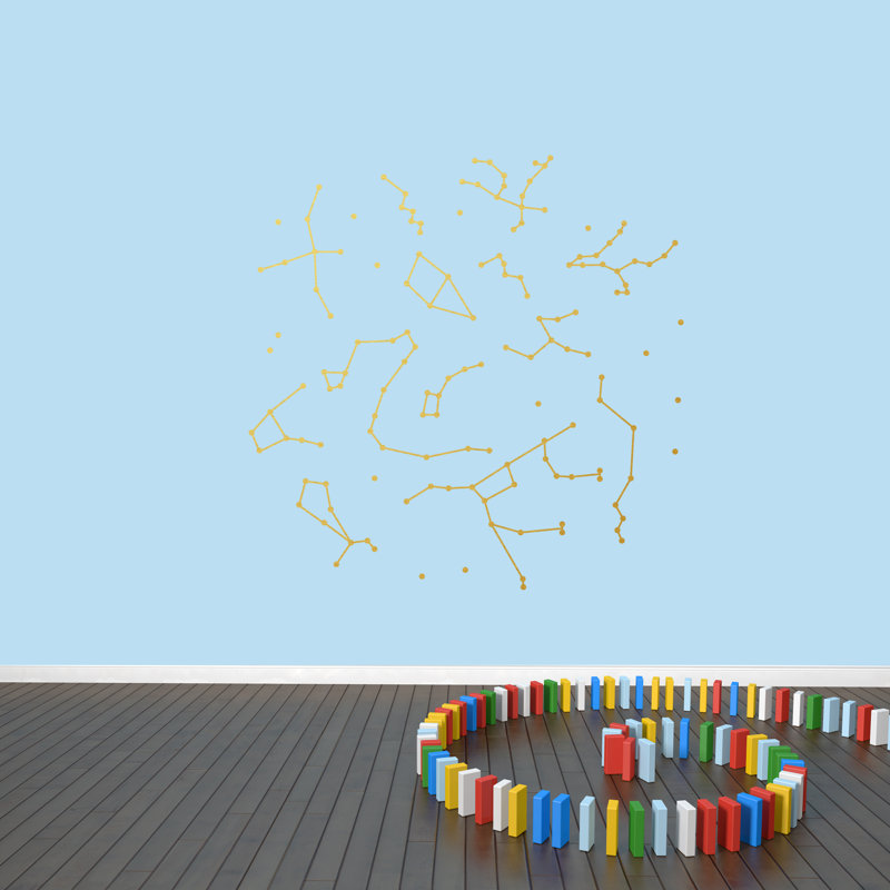 Adhésif décoratif constellations Covarrubias, Or