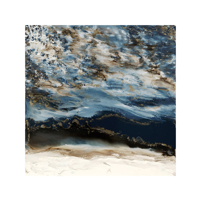 Midnight Wave by Blakely Bering - Print on Canvas, 45.72 cm H x 45.72 cm W x 1.91 cm D, No Frame