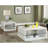 Emerson White High Gloss 1-Shelf Rectangular Side End Table