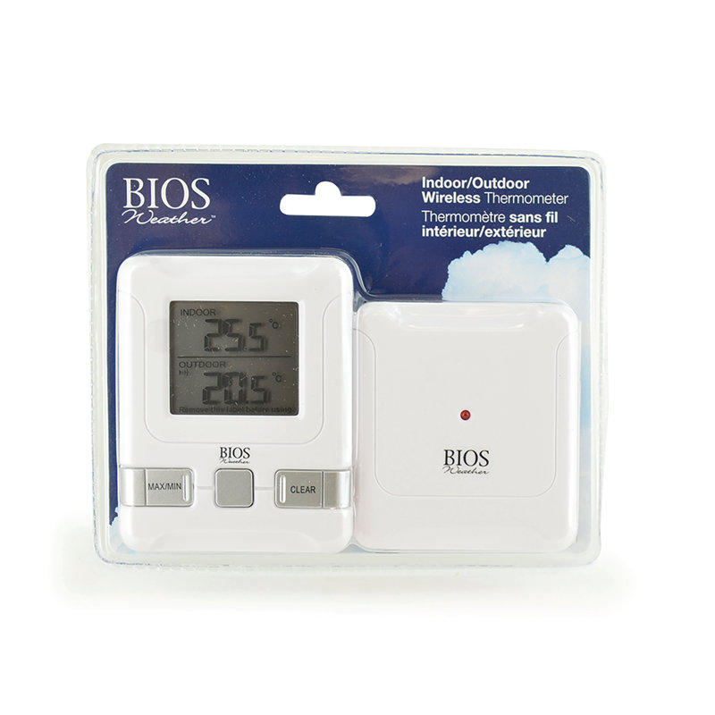 Thermomètre sans fil intérieur/extérieur