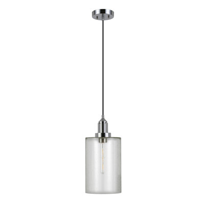Luminaire suspendu cylindrique à 1 lumière Nora