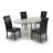 Oval Glass Top Dining Table