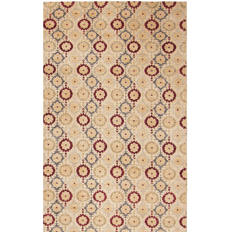 Tapis en laine noué à la main Asian Fusion, Rectangle 9 pi x 12 pi