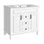 36" Bathroom Vanity With Top Sink, 2 Soft Closing Doors And 2 Drawers, Single Sink Bathroom Vanity-1744523725