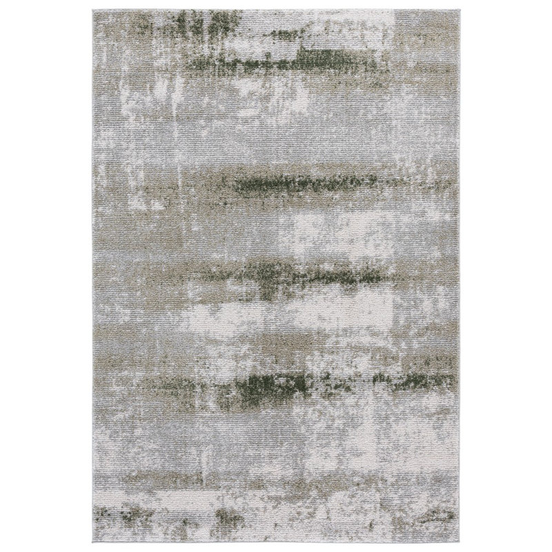 Wave Performance Abstract Indoor Rug, Rectangle 5'3" x 7'6"