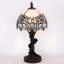 Petite lampe de table en verre coloré Tiffany